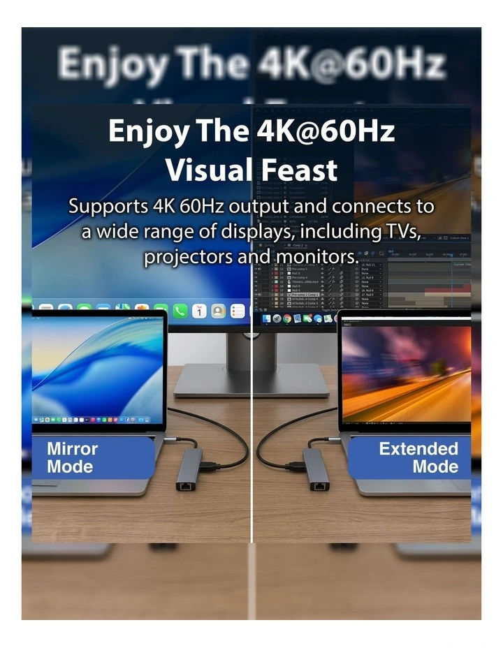 Laser USB-C Multiport Hub with 4K HDMI Ethernet and 100W PD image 4