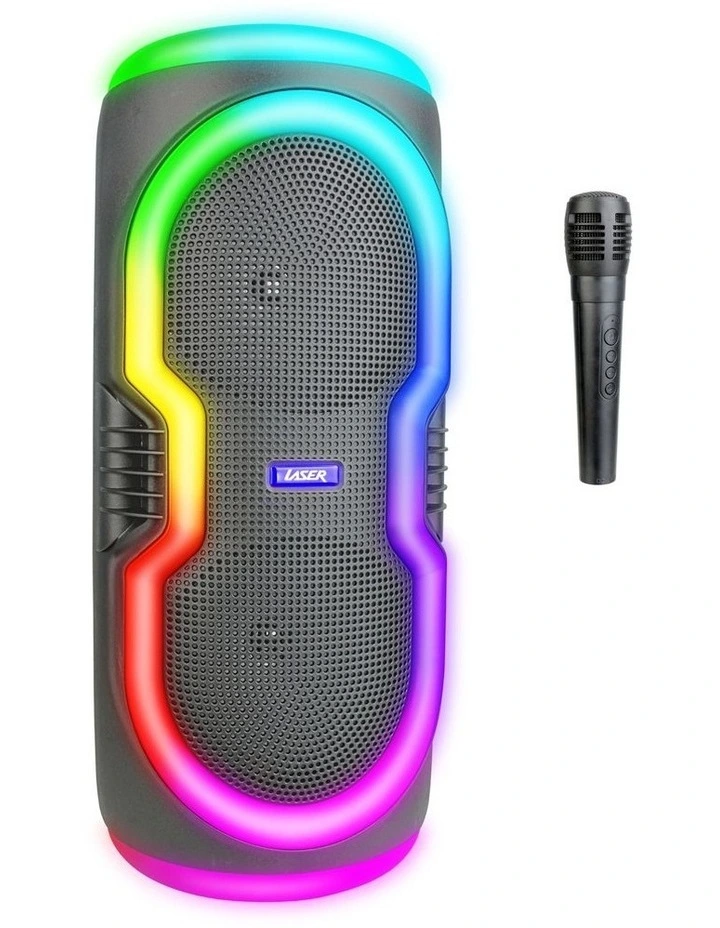 Laser Bluetooth RGB Party Speaker With Microphone SP-RG60BK-032 image 1