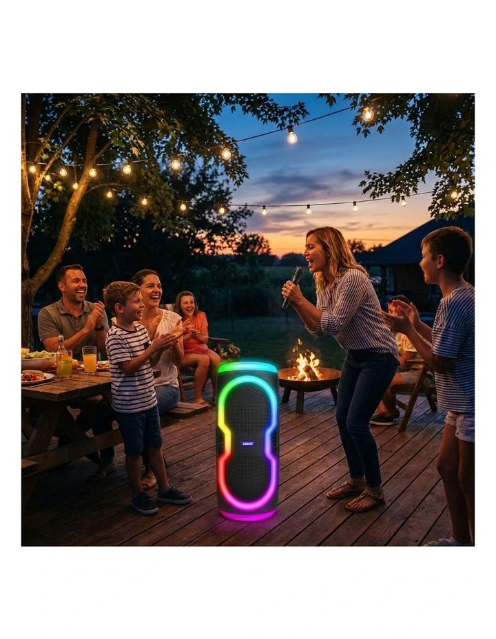 Laser Bluetooth RGB Party Speaker With Microphone SP-RG60BK-032 image 7