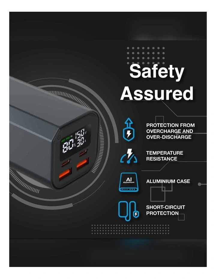 Laser 20000mAh 100W USB-C Laptop Power Bank PB-PD100W-491 image 4