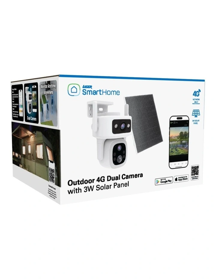 Laser Smart Home 4G Dual Lens Outdoor Camera with Solar Panel LSH-4GDLN-776 image 7