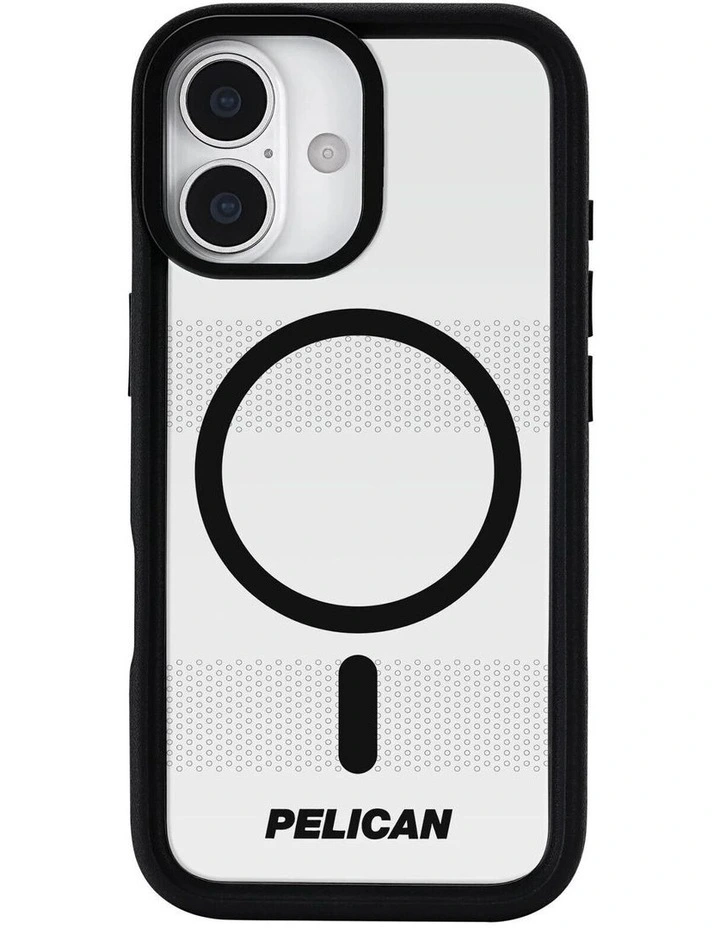 Pelican Protector MagSafe Case For Apple iPhone 17 - Clear/Black image 1