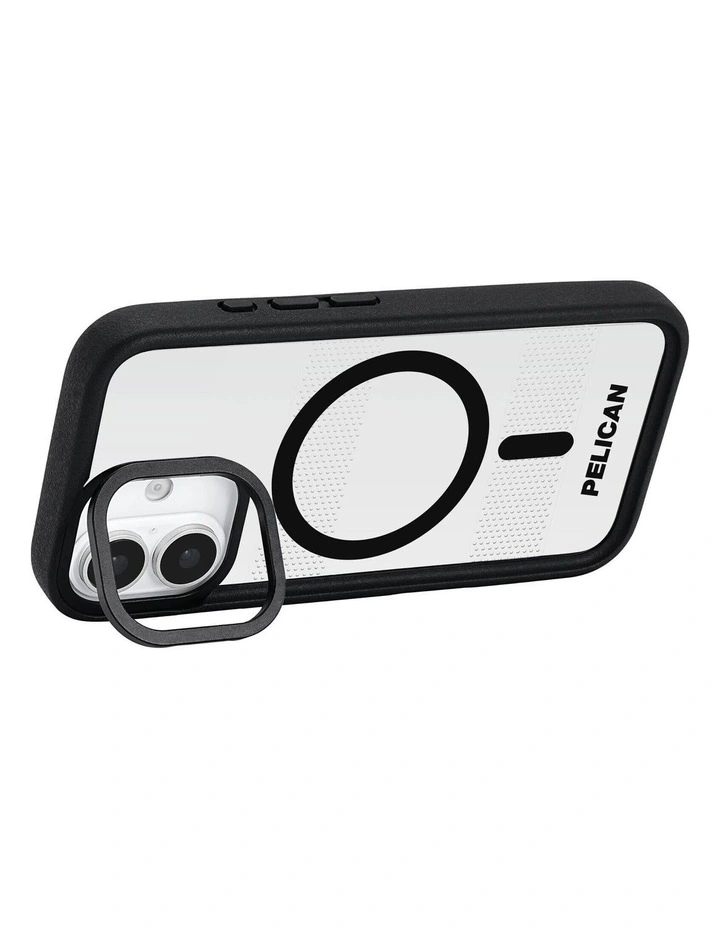 Pelican Protector MagSafe Case For Apple iPhone 17 - Clear/Black image 2