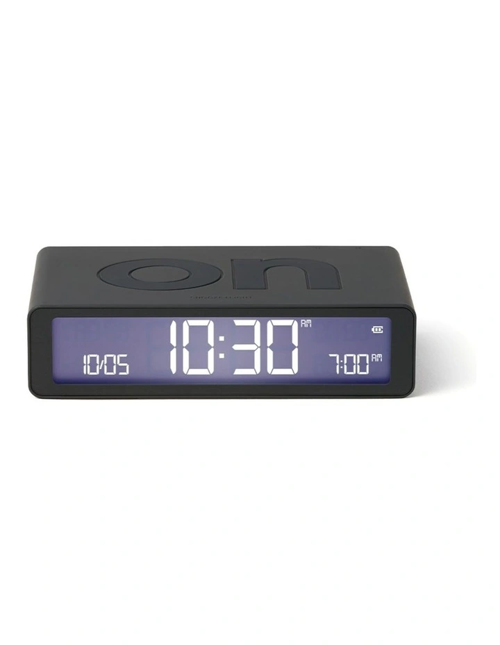Flip Classic Reversible Alarm Clock - Grey image 1
