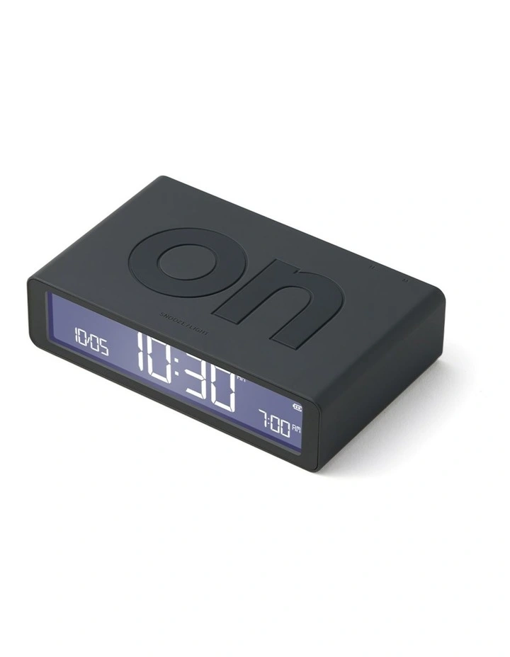 Flip Classic Reversible Alarm Clock - Grey image 2