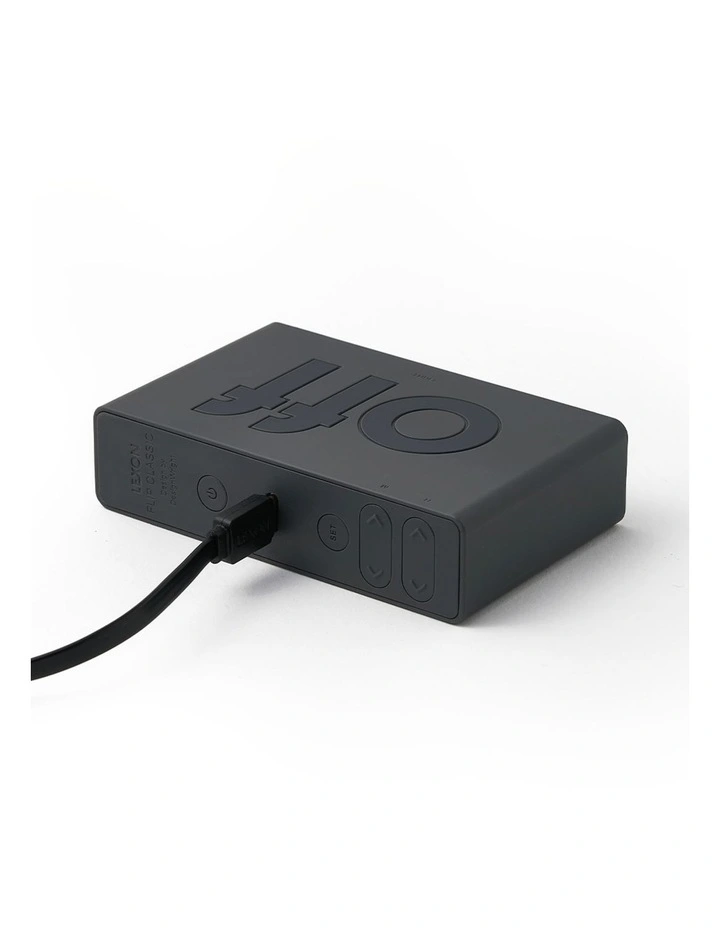 Flip Classic Reversible Alarm Clock - Grey image 3