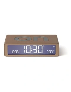 Flip Classic Reversible Alarm Clock - Gold