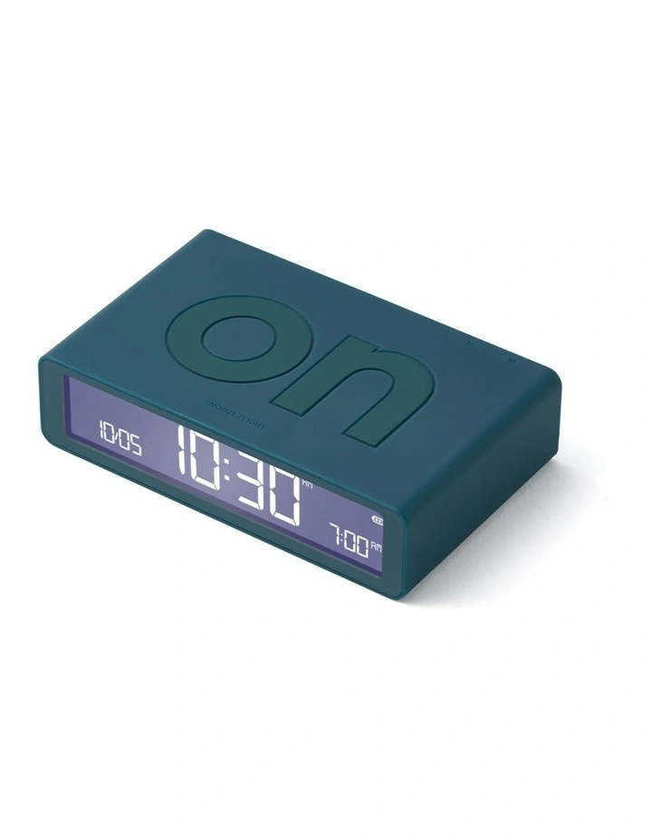 Flip Classic Reversible Alarm Clock - Blue image 2