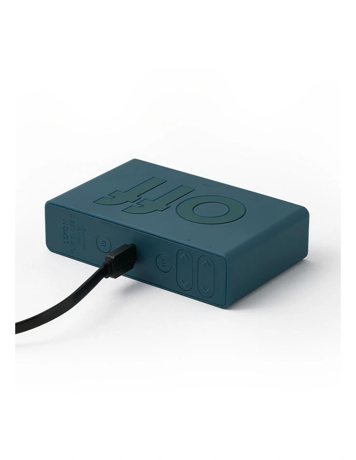 Flip Classic Reversible Alarm Clock - Blue image 3