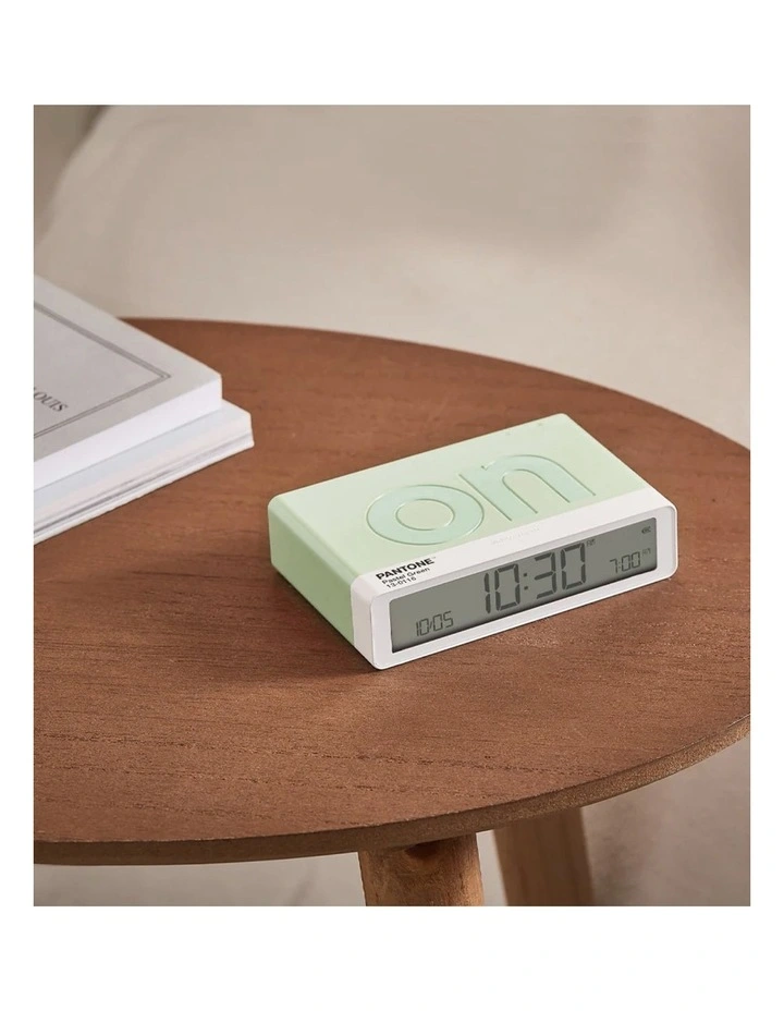 Flip Classic Reversible Alarm Clock PANTONE - Green image 4