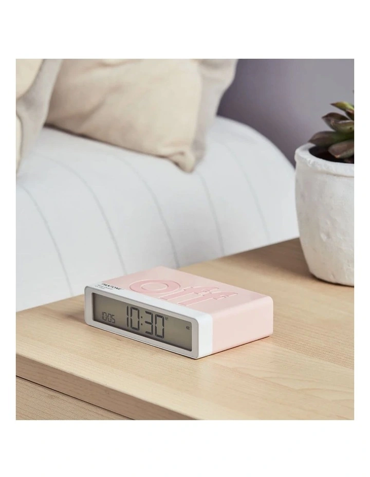Flip Classic Reversible Alarm Clock PANTONE - Rose Pink image 4