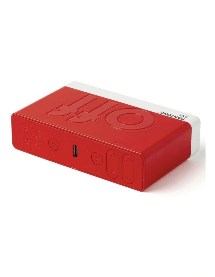 Flip Classic Reversible Alarm Clock PANTONE - 2035 Red image 3