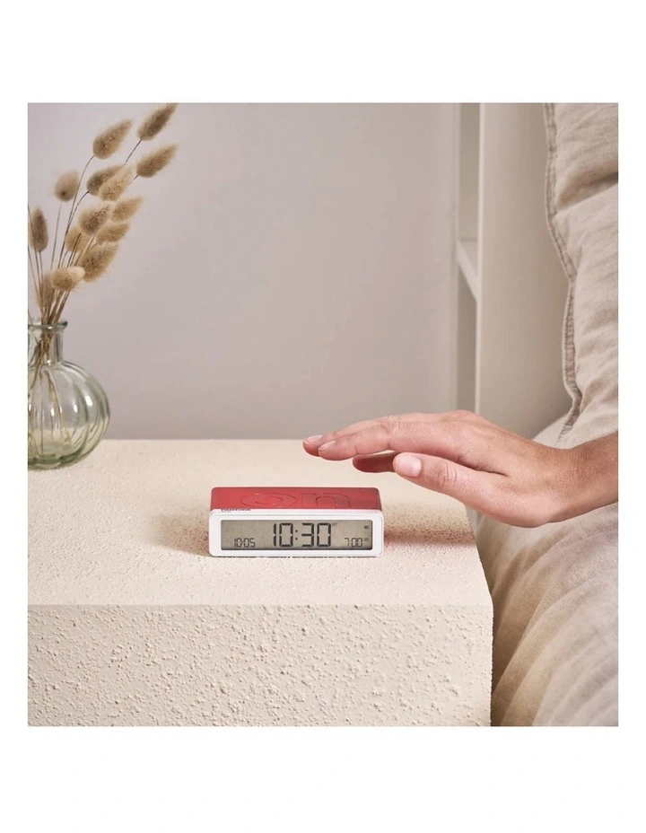 Flip Classic Reversible Alarm Clock PANTONE - 2035 Red image 4