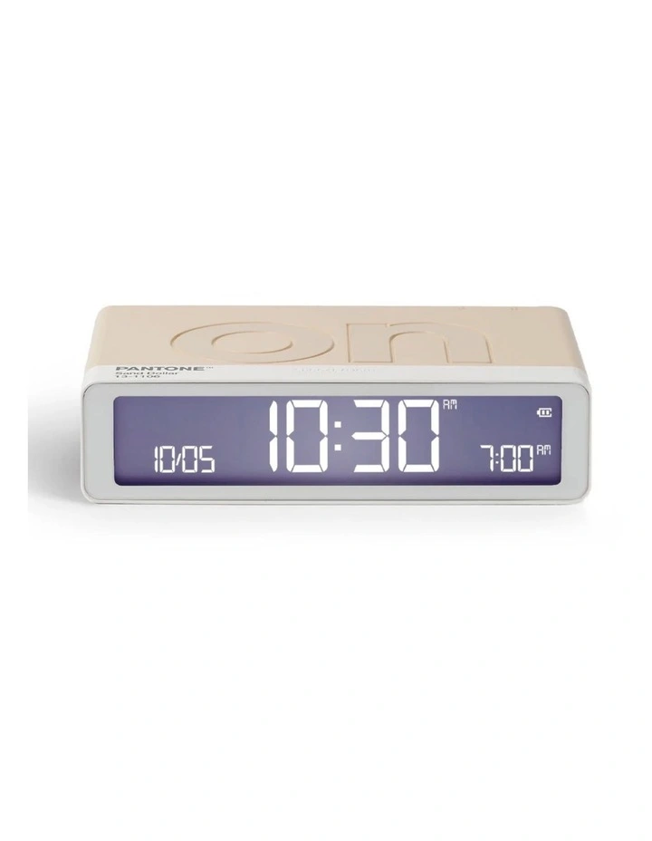 Flip Classic Reversible Alarm Clock PANTONE - Sand image 1