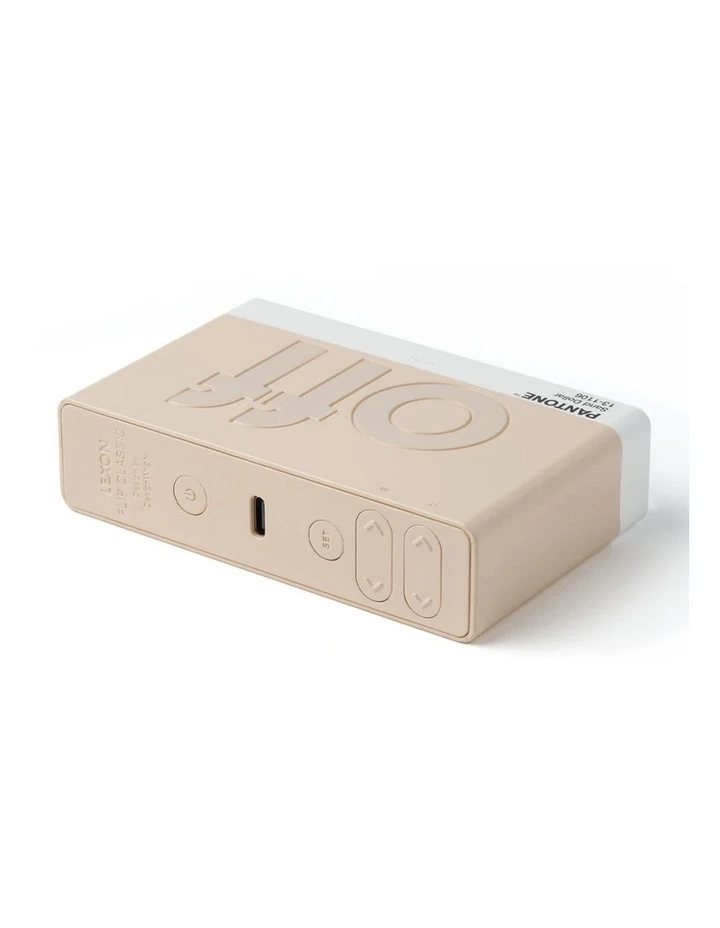Flip Classic Reversible Alarm Clock PANTONE - Sand image 2