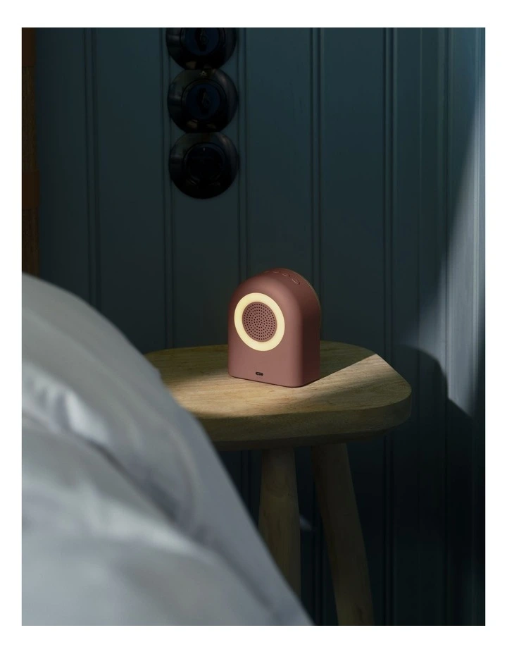 Ivy Alarm Clock W/ Bluetooth Speaker - Terracotta image 3