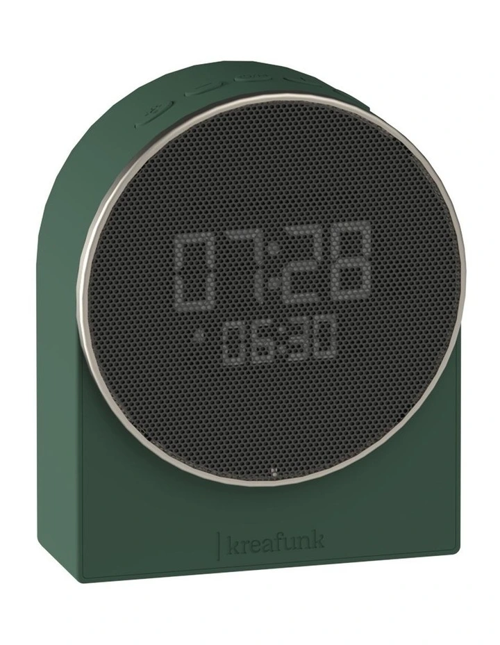 Ivy Alarm Clock W/ Bluetooth Speaker - Nordic Green image 1