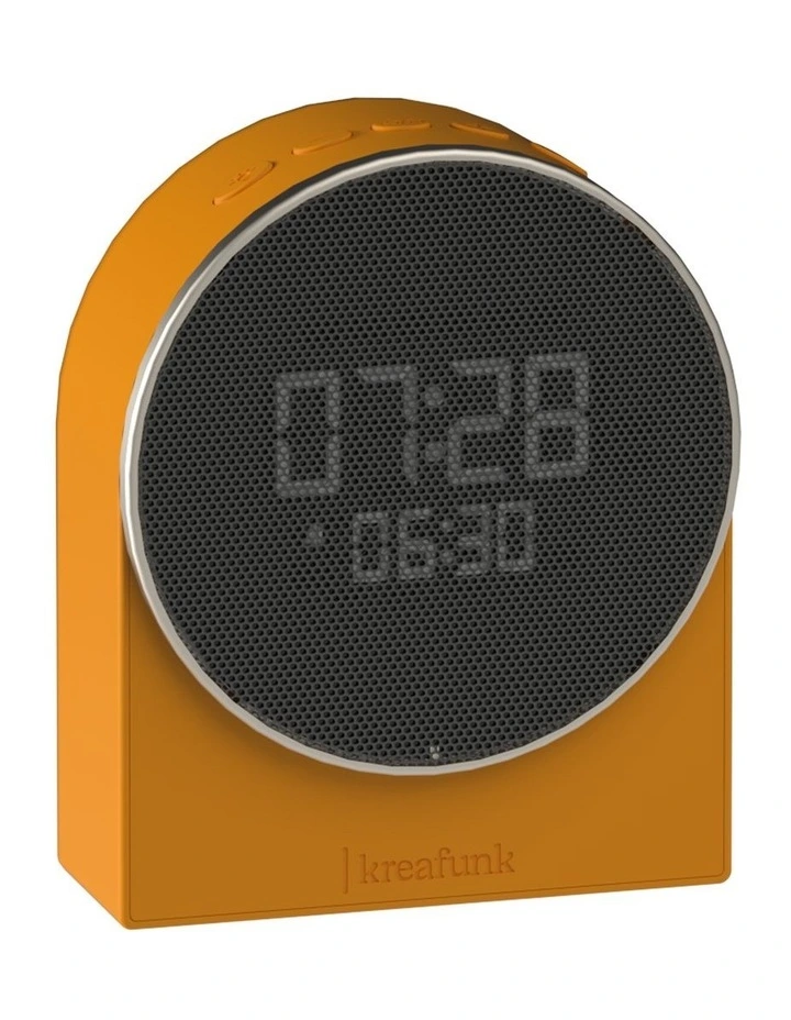 Ivy Alarm Clock W/ Bluetooth Speaker - Mango Burst image 1