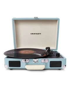 Bluetooth Portable Turntable - Turquoise