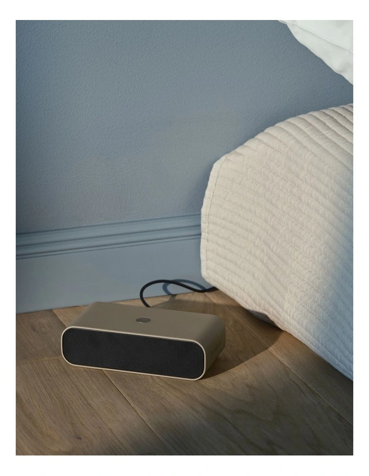 Wakie Alarm Clock Qi Charger Bluetooth - Ivory Sand image 3