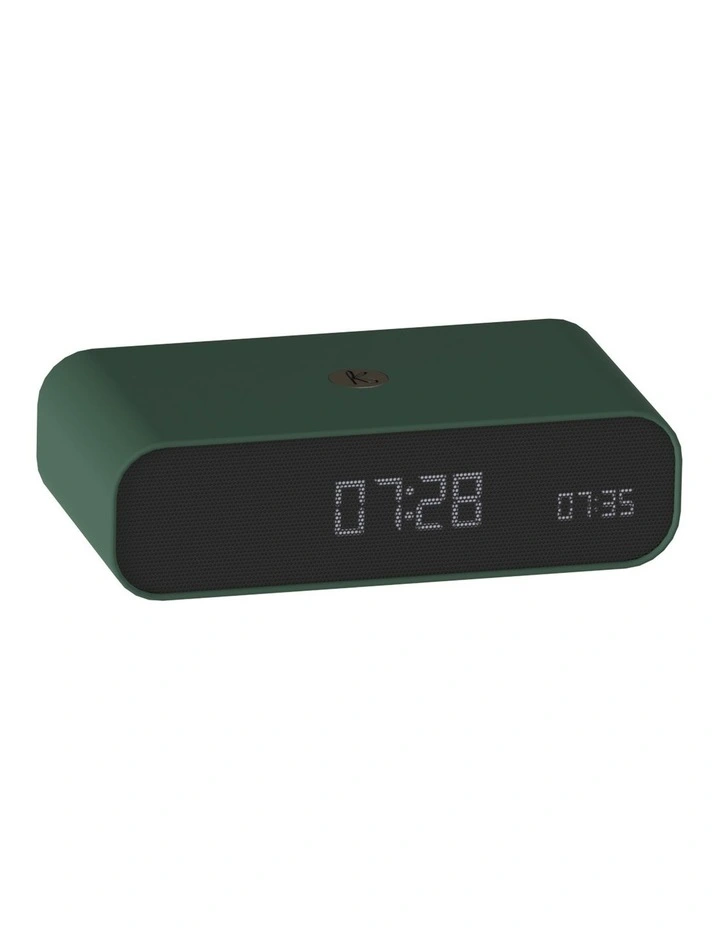 Wakie Alarm Clock Qi Charger Bluetooth - Nordic Green image 1