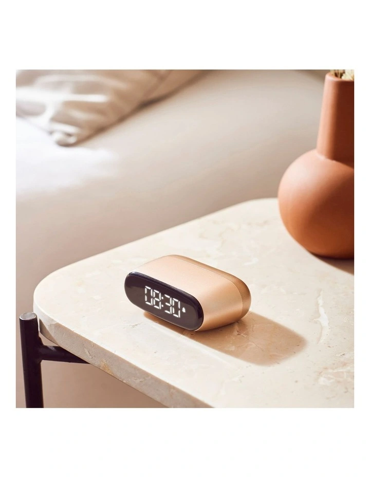 Minut Mini Alarm Clock - Gold image 4