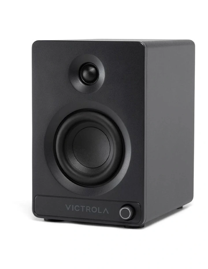 Victrola Tempo Bookshelf Speakers - Black image 3
