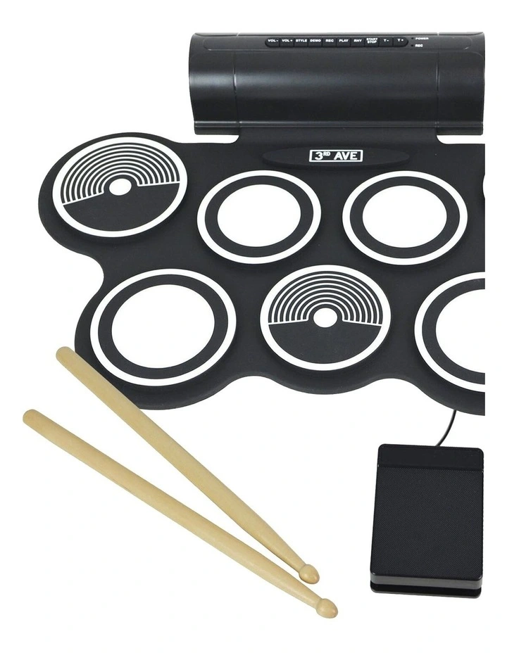 3rd Avenue Roll Up Drum Kit image 2