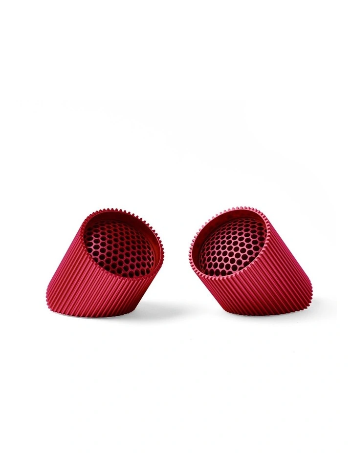 Lexon Ray Set Of Magnetic Bluetooth Speakers - Red image 1