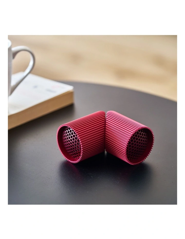 Lexon Ray Set Of Magnetic Bluetooth Speakers - Red image 4