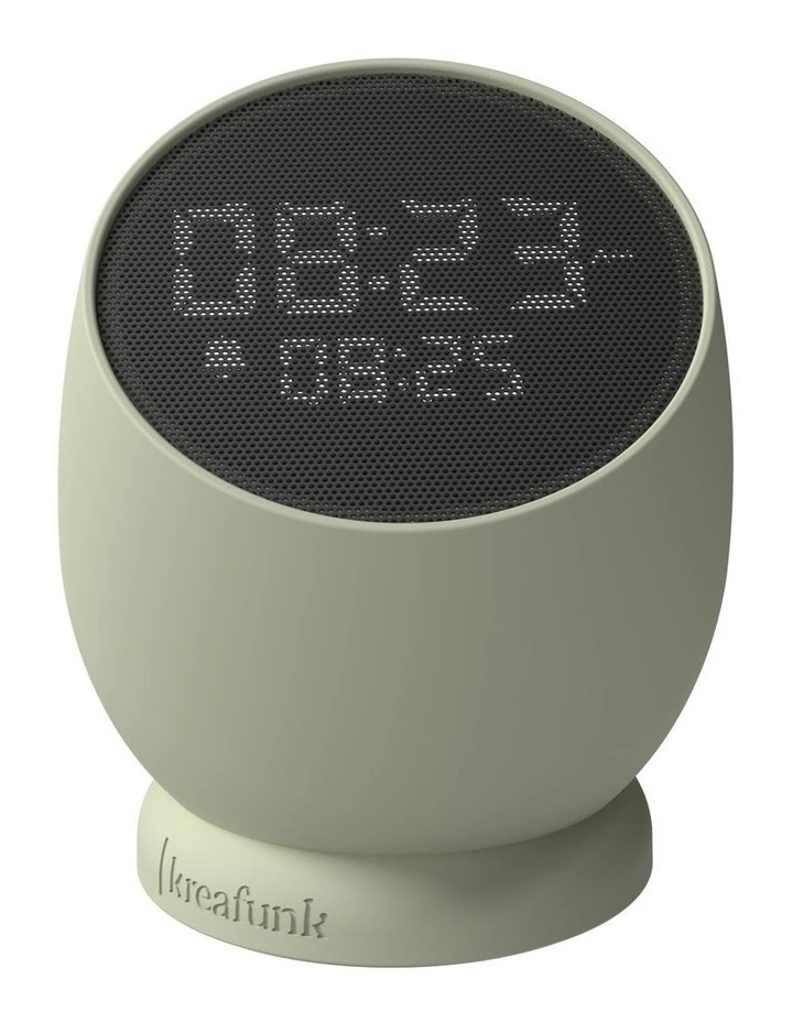 Kreafunk Bell Alarm Clock - Dusty Olive image 1