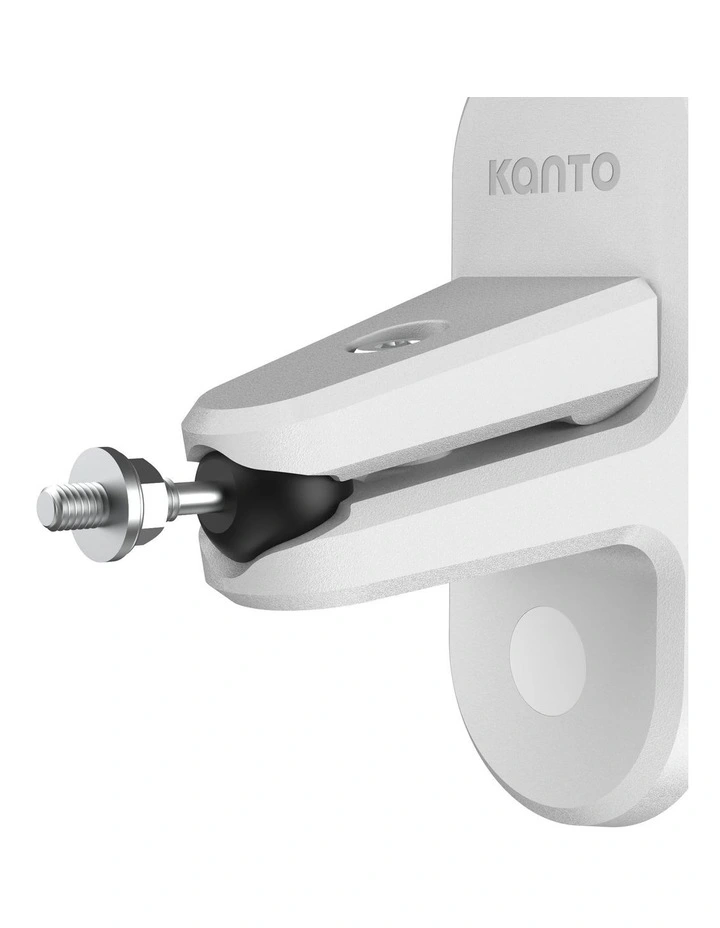 Kanto SPW3 Universal Satellite Speaker Wall Mount Bracket - White, Pair image 4