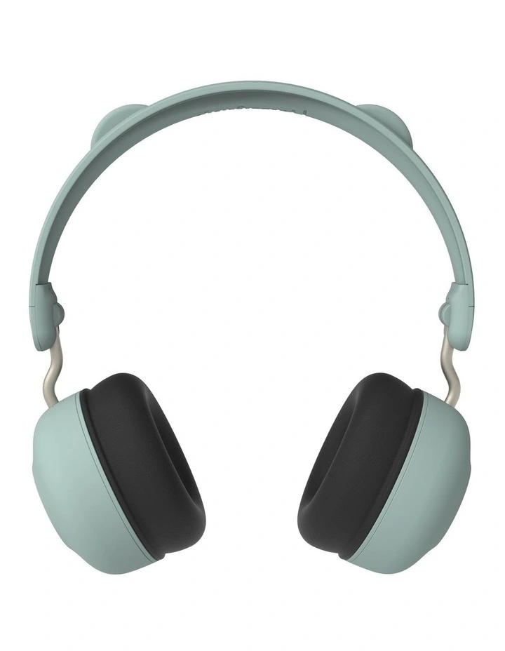 Kreafunk Kids Buzz Junior Bluetooth Headphones - Dusty Green image 1