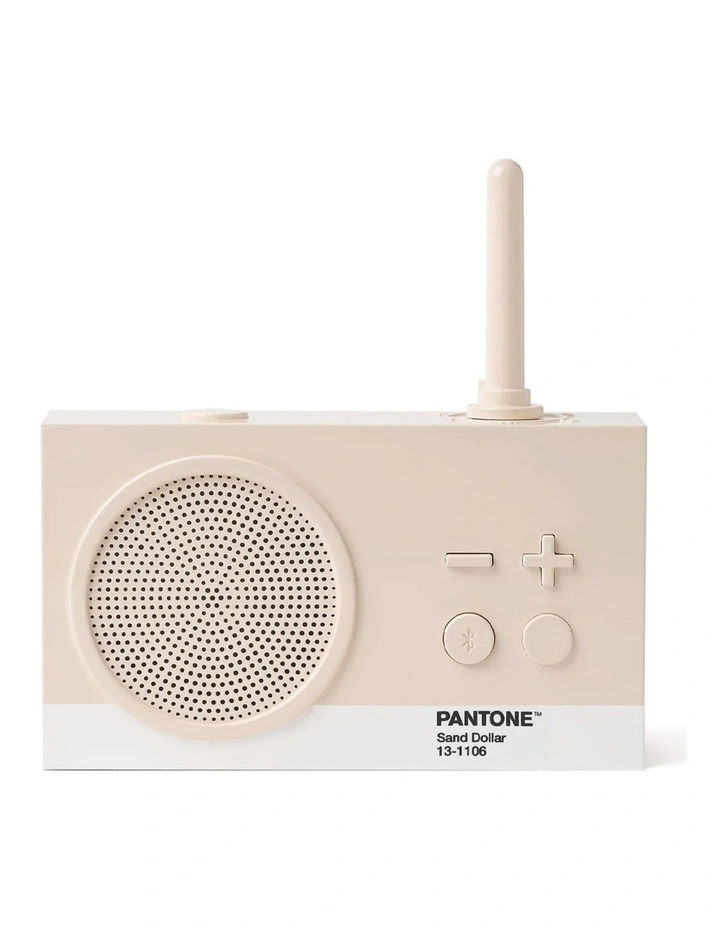 Lexon Thykho 3 Fm Radio & Bluetooth Speaker PANTONE - Sand image 1