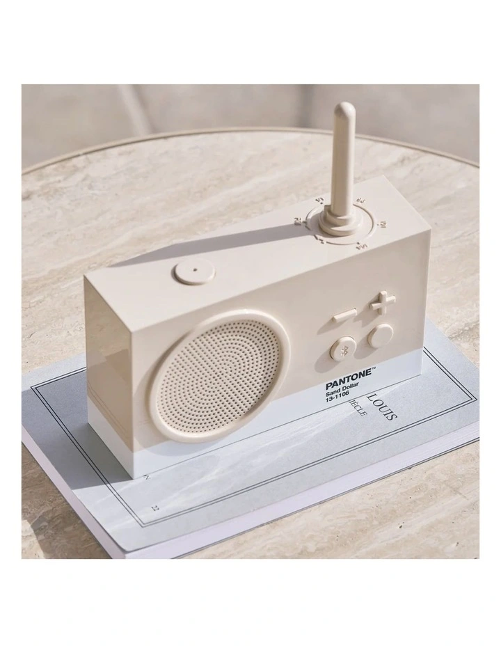 Lexon Thykho 3 Fm Radio & Bluetooth Speaker PANTONE - Sand image 4