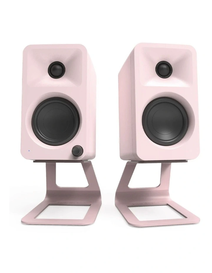 Kanto ORA 100W Powered Reference Desktop Computer Speakers with Bluetooth 5.0 Pink image 3