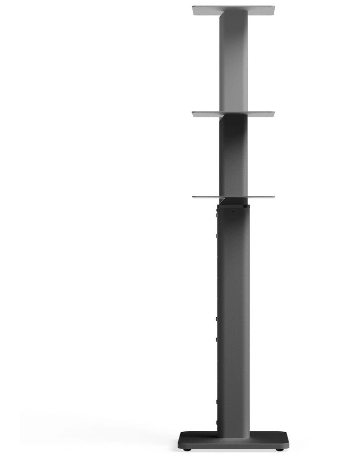 Kanto SPH Universal Height Adjustable Bookshelf Speaker Stands - Black, Pair image 6