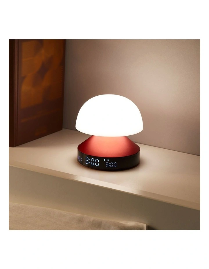 Lexon Mina Sunrise Sunrise Alarm Clock - Red image 7