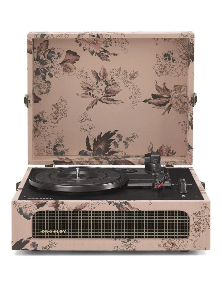Crosley Voyager Bluetooth Portable Turntable - Floral image 1