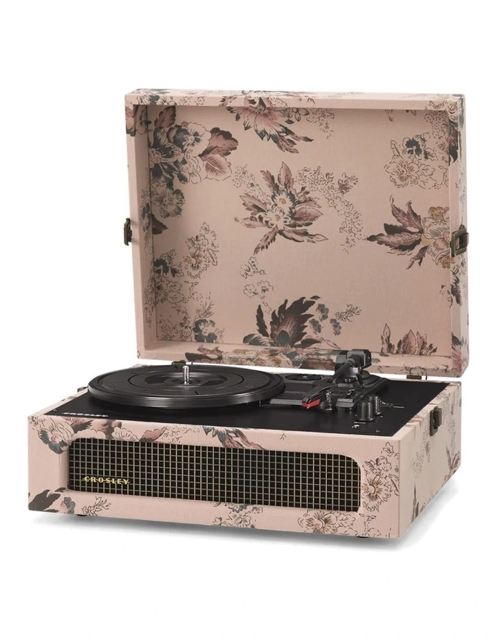 Crosley Voyager Bluetooth Portable Turntable - Floral image 2