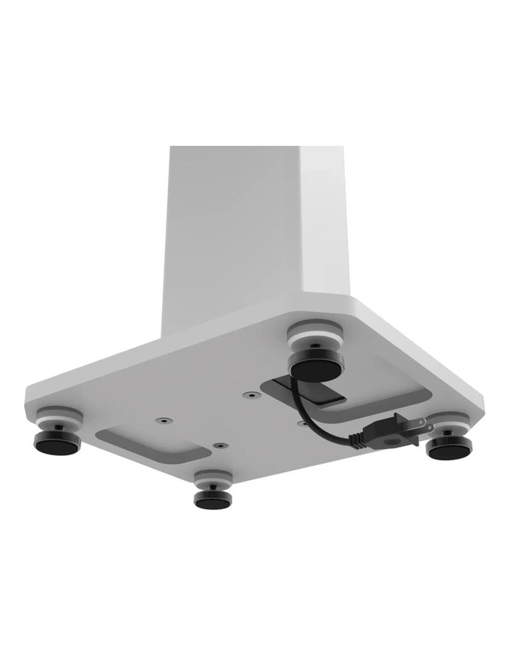 Kanto SX26W 26 Tall Fillable Speaker Stands with Isolation Feet - Pair, White image 4