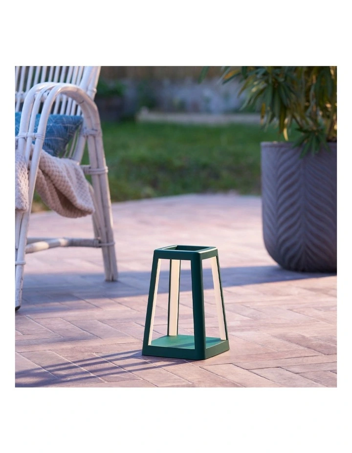 Lexon Lantern Portable Lamp With Built-In Wireless Charger - Green image 6