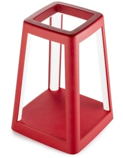 Lexon Lantern Portable Lamp With Built-In Wireless Charger - Red