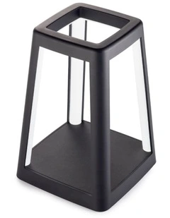 Lexon Lantern Portable Lamp With Built-In Wireless Charger - Black