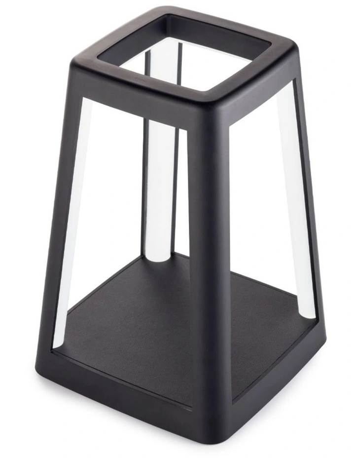 Lexon Lantern Portable Lamp With Built-In Wireless Charger - Black image 1