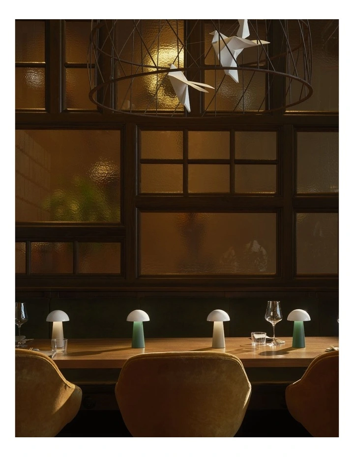 Kreafunk Bello Lamp, Portable And Rechargeable - Nordic Green image 2