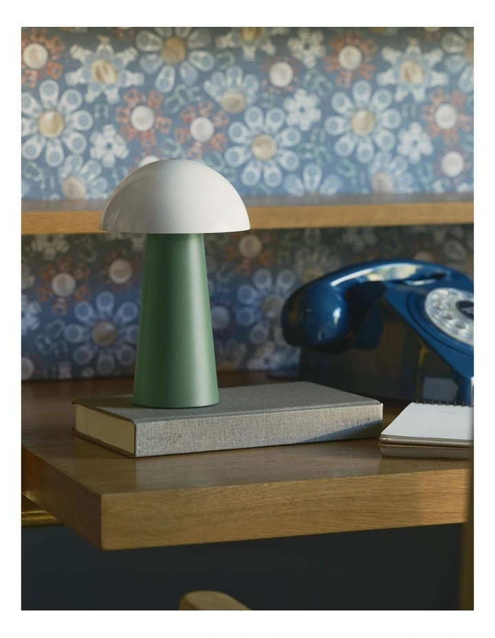 Kreafunk Bello Lamp, Portable And Rechargeable - Nordic Green image 3