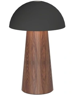 Kreafunk Bello Lamp, Portable And Rechargeable - Black Wood
