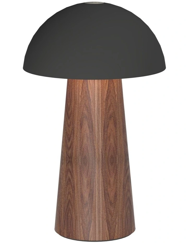 Kreafunk Bello Lamp, Portable And Rechargeable - Black Wood image 1