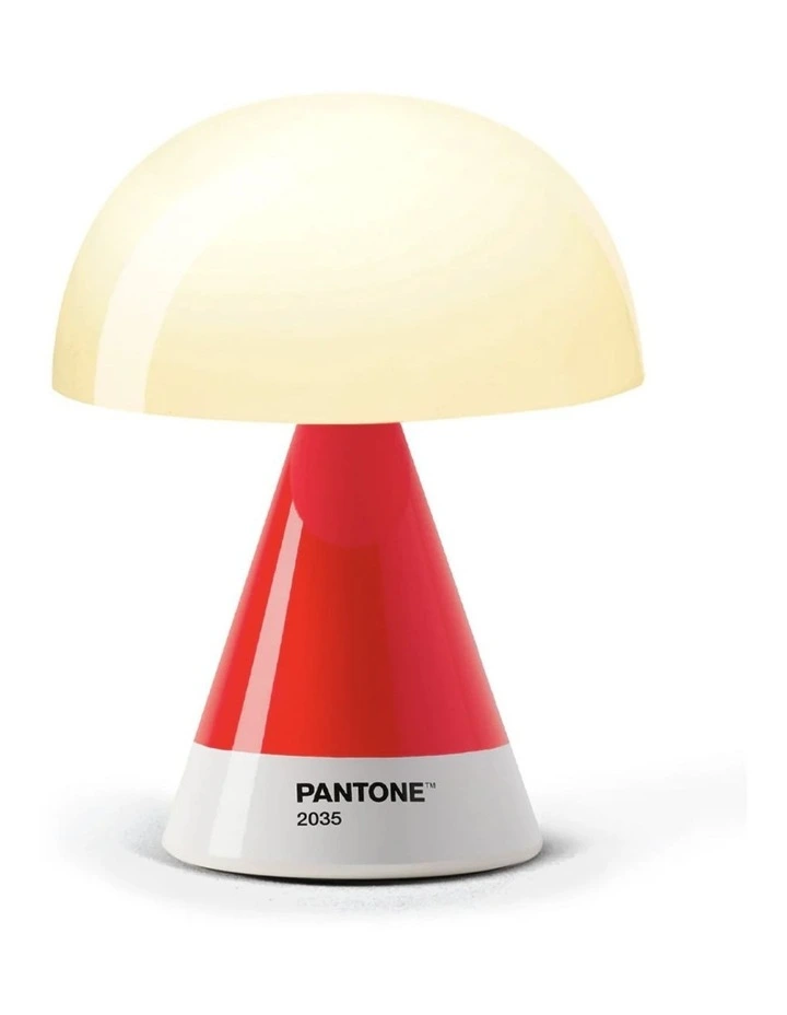 Lexon Mina M Medium Portable Led Lamp PANTONE -2035 Red image 1